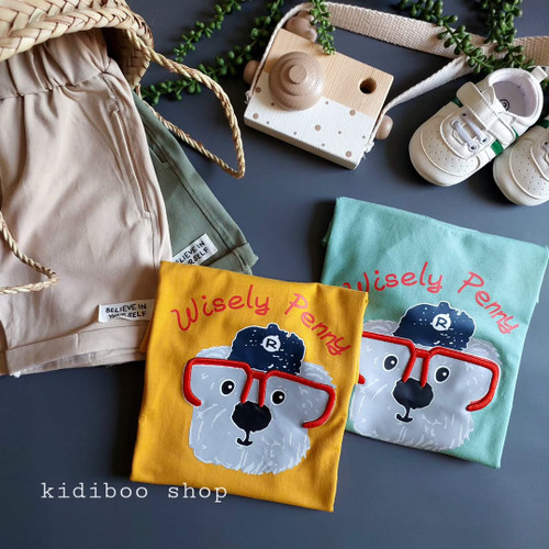 ست تیشرت شلوارک هاپو عینکی